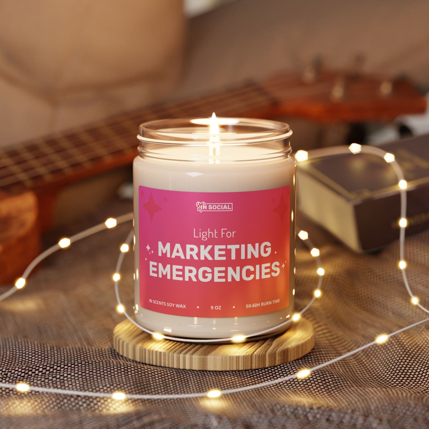 In Social "In Scents":  Marketing Emergencies (Soy Candle)