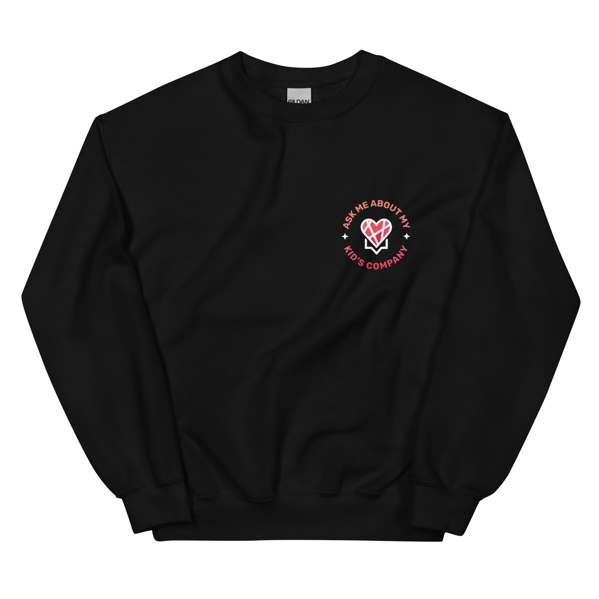 In Social Unisex Ask Me About My Kid s Company Sweatshirt Black