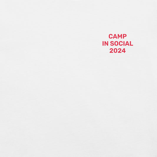 In Social Unisex 'Camp In Social 2024' (White)