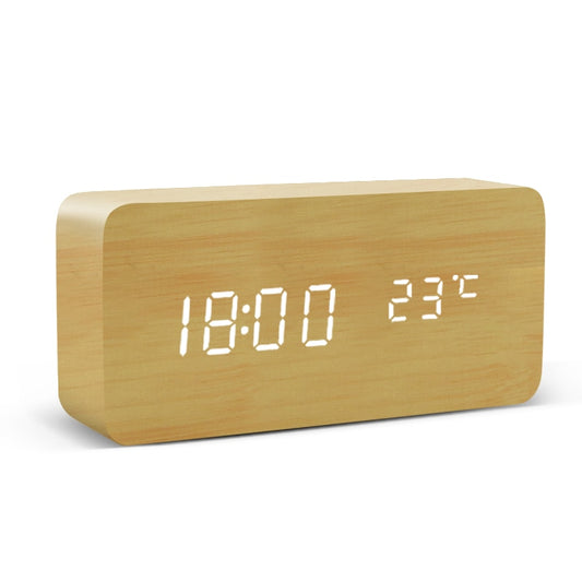 Wooden LED Digital Alarm Clock