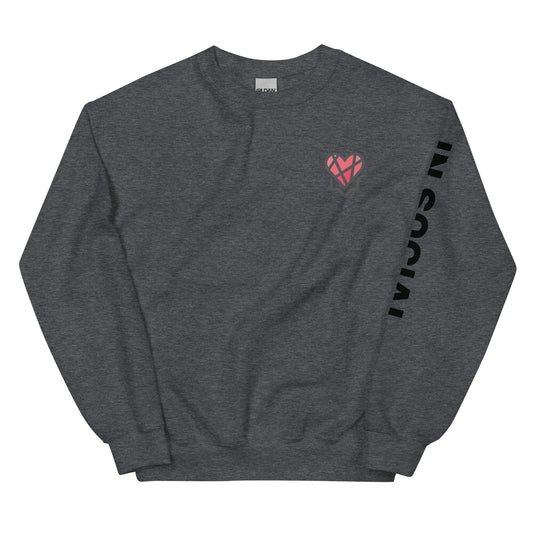 In Social Unisex Logo Sweatshirt (Grey)